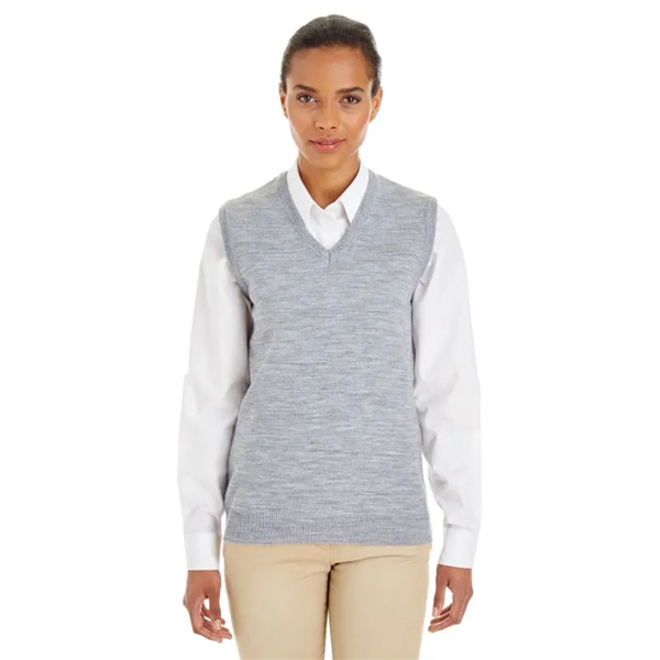 Harriton Ladies' Pilbloc™ V-Neck Sweater Vest - Harriton Ladies' Pilbloc™ V-Neck Sweater Vest - Image 0 of 4