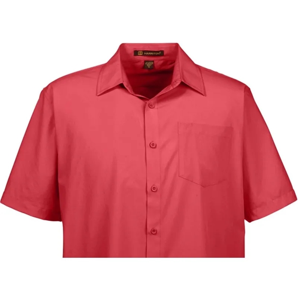 Harriton Men's Paradise Short-Sleeve Performance Shirt - Harriton Men's Paradise Short-Sleeve Performance Shirt - Image 3 of 4