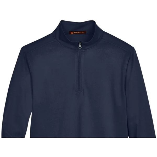 Harriton Men's Advantage Snag Protection Plus Quarter-Zip - Harriton Men's Advantage Snag Protection Plus Quarter-Zip - Image 3 of 5