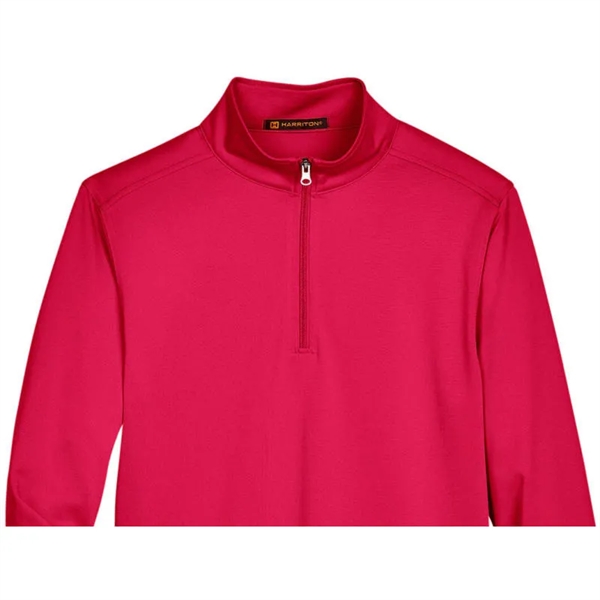 Harriton Men's Advantage Snag Protection Plus Quarter-Zip - Harriton Men's Advantage Snag Protection Plus Quarter-Zip - Image 4 of 5