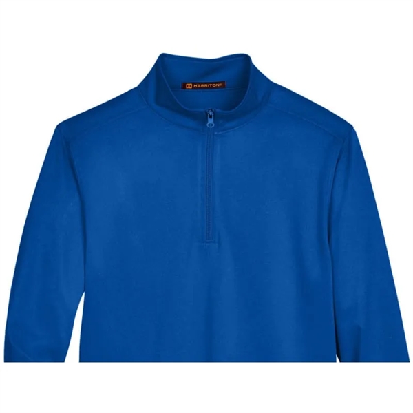 Harriton Men's Advantage Snag Protection Plus Quarter-Zip - Harriton Men's Advantage Snag Protection Plus Quarter-Zip - Image 5 of 5