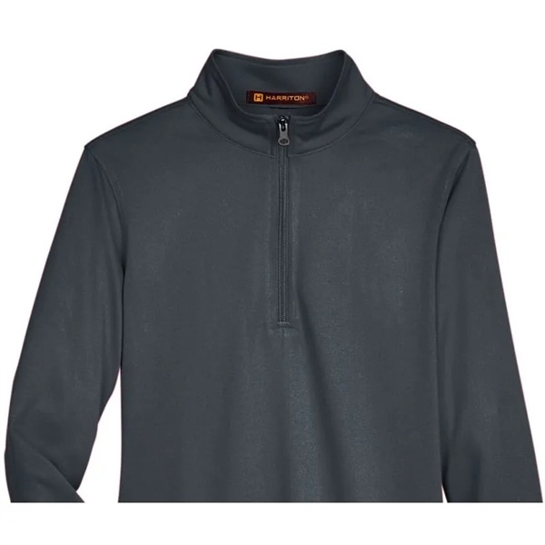 Harriton Ladies' Advantage Snag Protection Plus Quarter-Zip - Harriton Ladies' Advantage Snag Protection Plus Quarter-Zip - Image 2 of 5