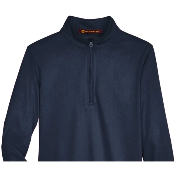 Harriton Ladies' Advantage Snag Protection Plus Quarter-Zip - Harriton Ladies' Advantage Snag Protection Plus Quarter-Zip - Image 3 of 5