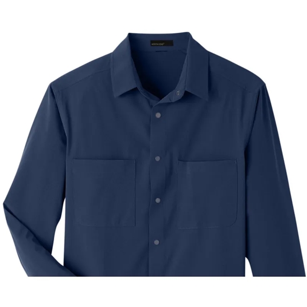 North End Men's Borough Stretch Performance Shirt - North End Men's Borough Stretch Performance Shirt - Image 3 of 4