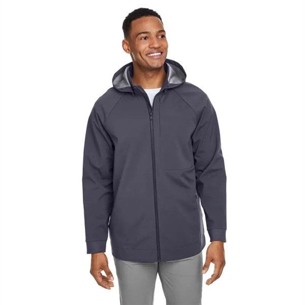 North End Men's City Hybrid Soft Shell Hooded Jacket - North End Men's City Hybrid Soft Shell Hooded Jacket - Image 0 of 3