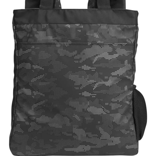 North End Men's Reflective Convertible Backpack Tote - North End Men's Reflective Convertible Backpack Tote - Image 2 of 5