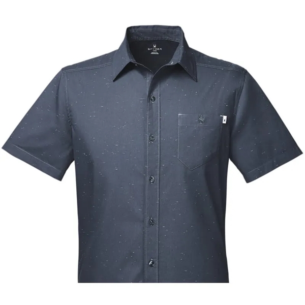 Spyder Men's Stryke Woven Short-Sleeve Shirt - Spyder Men's Stryke Woven Short-Sleeve Shirt - Image 2 of 3
