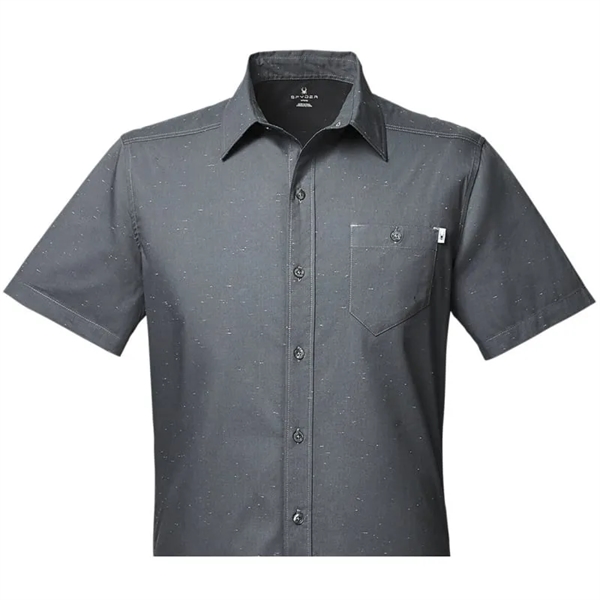 Spyder Men's Stryke Woven Short-Sleeve Shirt - Spyder Men's Stryke Woven Short-Sleeve Shirt - Image 3 of 3