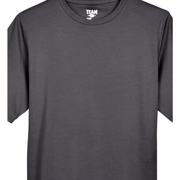 Team 365 Men's Sonic Heather Performance T-Shirt - Team 365 Men's Sonic Heather Performance T-Shirt - Image 3 of 8