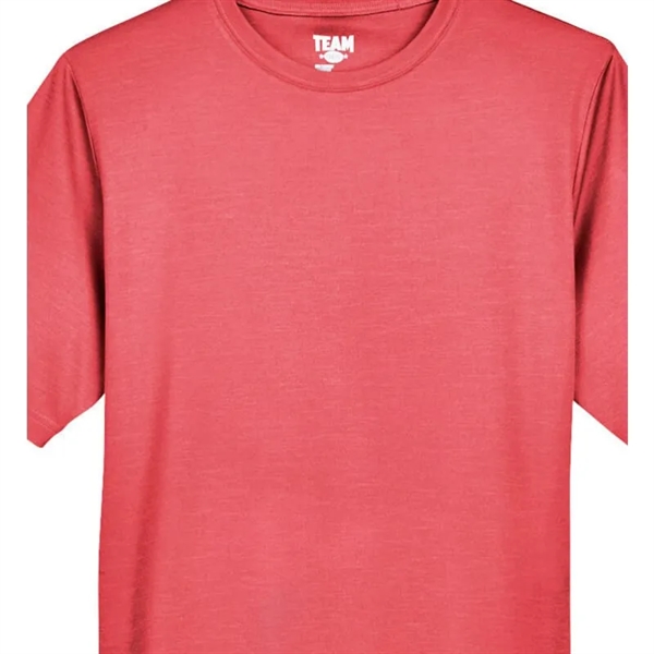Team 365 Men's Sonic Heather Performance T-Shirt - Team 365 Men's Sonic Heather Performance T-Shirt - Image 7 of 8