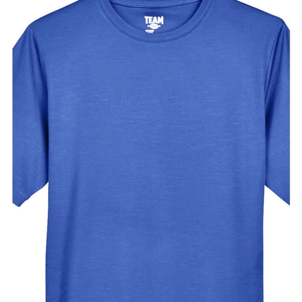 Team 365 Men's Sonic Heather Performance T-Shirt - Team 365 Men's Sonic Heather Performance T-Shirt - Image 8 of 8