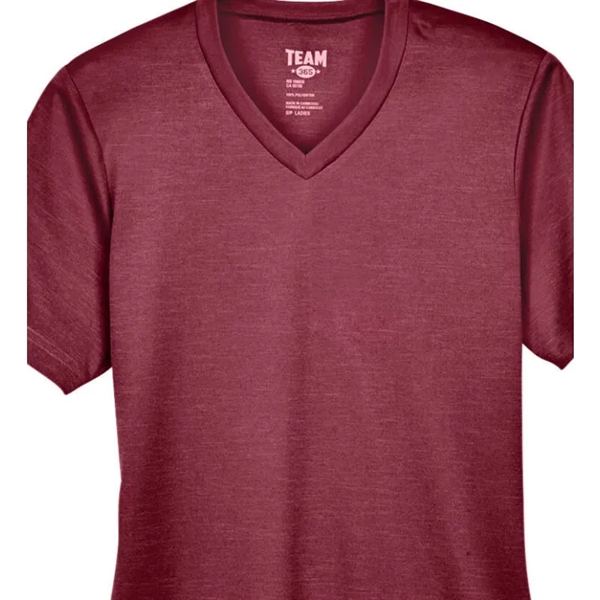 Team 365 Ladies' Sonic Heather Performance T-Shirt - Team 365 Ladies' Sonic Heather Performance T-Shirt - Image 6 of 8