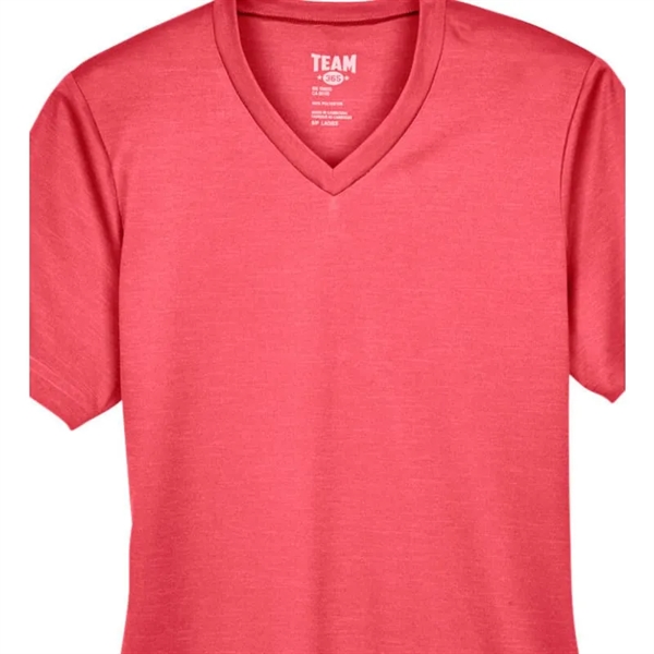 Team 365 Ladies' Sonic Heather Performance T-Shirt - Team 365 Ladies' Sonic Heather Performance T-Shirt - Image 7 of 8