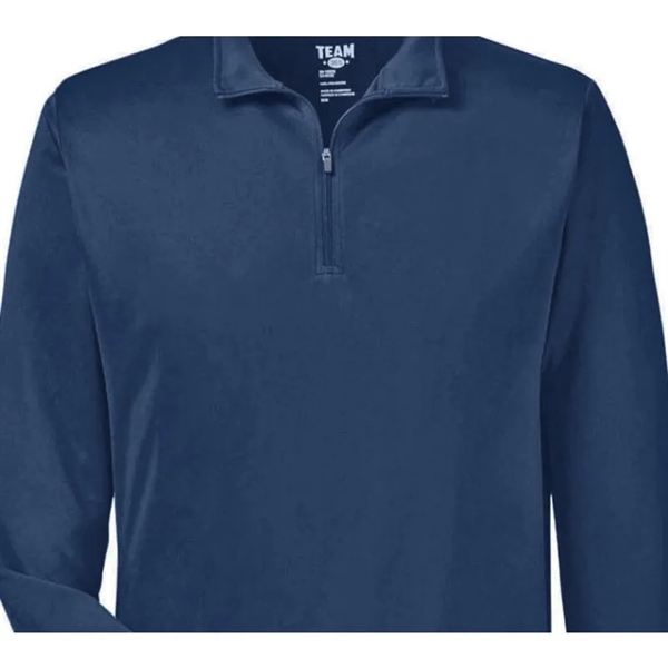 Team 365 Men's Zone Performance Quarter-Zip - Team 365 Men's Zone Performance Quarter-Zip - Image 3 of 11