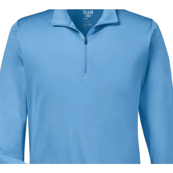 Team 365 Men's Zone Performance Quarter-Zip - Team 365 Men's Zone Performance Quarter-Zip - Image 6 of 11