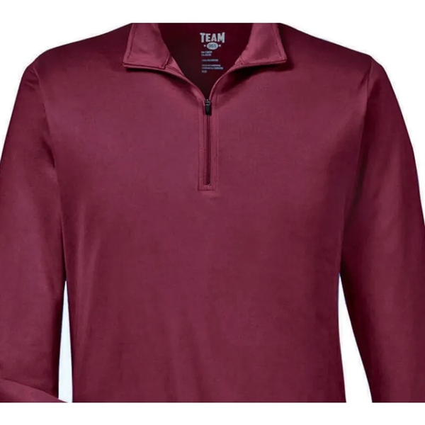 Team 365 Men's Zone Performance Quarter-Zip - Team 365 Men's Zone Performance Quarter-Zip - Image 7 of 11