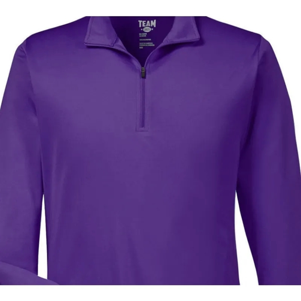 Team 365 Men's Zone Performance Quarter-Zip - Team 365 Men's Zone Performance Quarter-Zip - Image 9 of 11