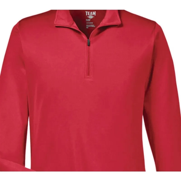 Team 365 Men's Zone Performance Quarter-Zip - Team 365 Men's Zone Performance Quarter-Zip - Image 10 of 11