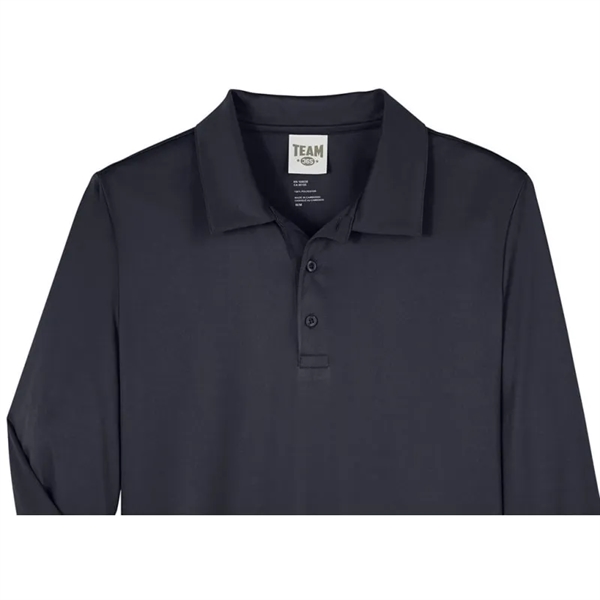 Team 365 Men's Zone Performance Long Sleeve Polo - Team 365 Men's Zone Performance Long Sleeve Polo - Image 1 of 6