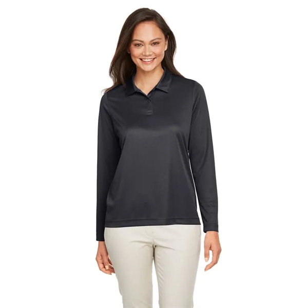 Team 365 Ladies' Zone Performance Long Sleeve Polo - Team 365 Ladies' Zone Performance Long Sleeve Polo - Image 0 of 6