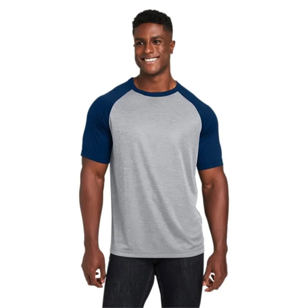 Team 365 Unisex Zone Colorblock Raglan T-Shirt - Team 365 Unisex Zone Colorblock Raglan T-Shirt - Image 0 of 6