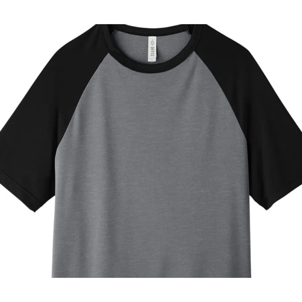 Team 365 Unisex Zone Colorblock Raglan T-Shirt - Team 365 Unisex Zone Colorblock Raglan T-Shirt - Image 3 of 6