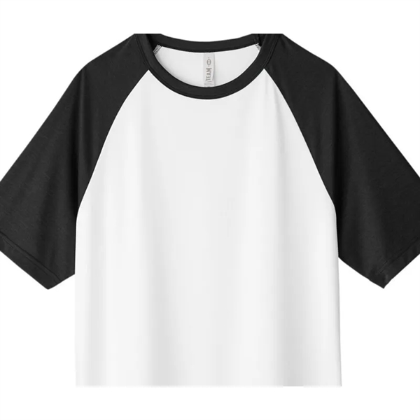 Team 365 Unisex Zone Colorblock Raglan T-Shirt - Team 365 Unisex Zone Colorblock Raglan T-Shirt - Image 5 of 6