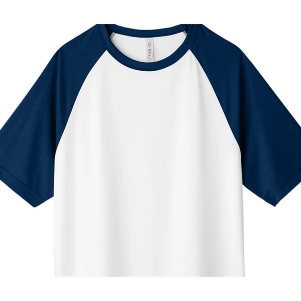 Team 365 Unisex Zone Colorblock Raglan T-Shirt - Team 365 Unisex Zone Colorblock Raglan T-Shirt - Image 6 of 6