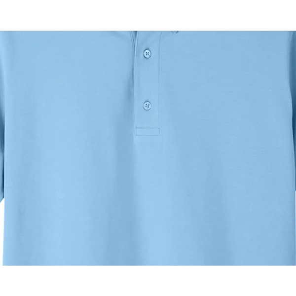 UltraClub Men's Lakeshore Stretch Cotton Performance Polo - UltraClub Men's Lakeshore Stretch Cotton Performance Polo - Image 3 of 8