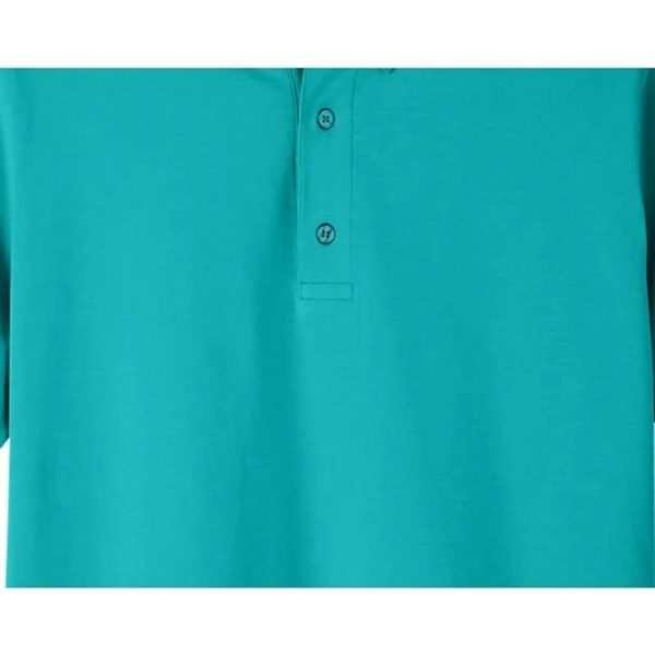 UltraClub Men's Lakeshore Stretch Cotton Performance Polo - UltraClub Men's Lakeshore Stretch Cotton Performance Polo - Image 6 of 8