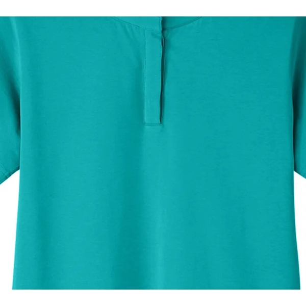 UltraClub Ladies' Lakeshore Stretch Cotton Performance Polo - UltraClub Ladies' Lakeshore Stretch Cotton Performance Polo - Image 6 of 8