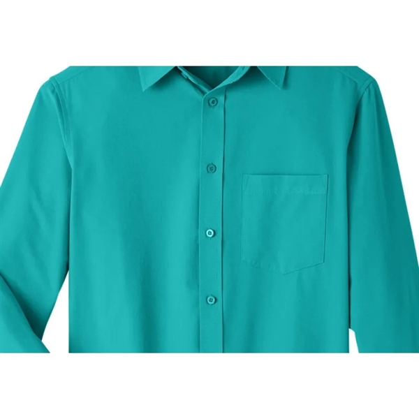 UltraClub Men's Bradley Performance Woven Shirt - UltraClub Men's Bradley Performance Woven Shirt - Image 4 of 8
