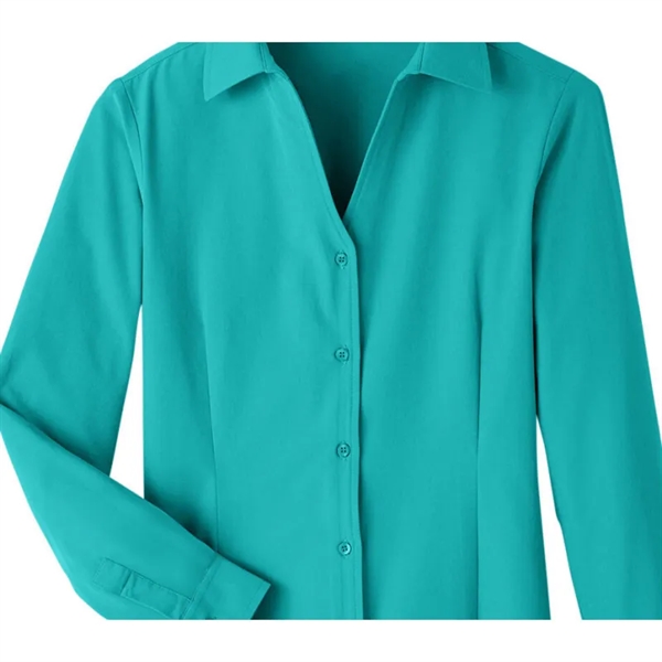 UltraClub Ladies' Bradley Performance Woven Shirt - UltraClub Ladies' Bradley Performance Woven Shirt - Image 4 of 8