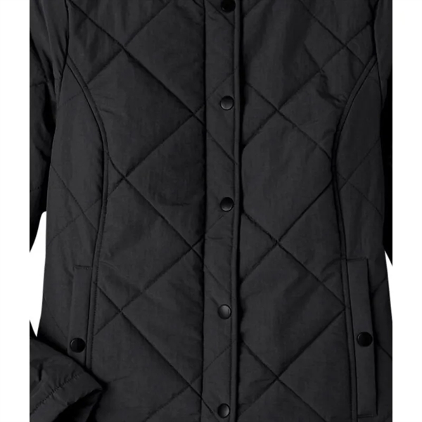 UltraClub Ladies' Dawson Quilted Hacking Jacket - UltraClub Ladies' Dawson Quilted Hacking Jacket - Image 1 of 2