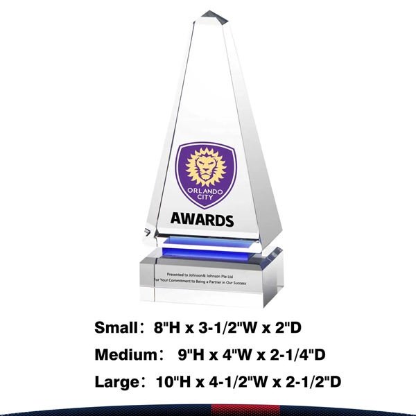 Hansa Crystal Obelisk Award - Hansa Crystal Obelisk Award - Image 2 of 3