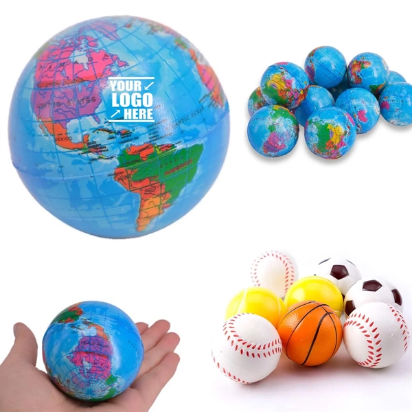 Squeezable Mini Earth Pressure Ball - Squeezable Mini Earth Pressure Ball - Image 0 of 3