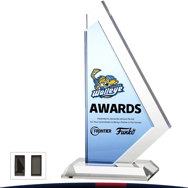 Ashley Asymmetrical Cut Crystal Award - Ashley Asymmetrical Cut Crystal Award - Image 0 of 3