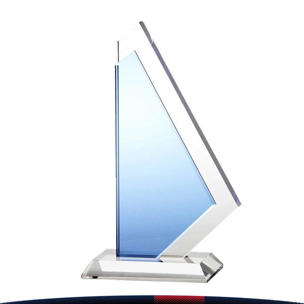 Ashley Asymmetrical Cut Crystal Award - Ashley Asymmetrical Cut Crystal Award - Image 3 of 3