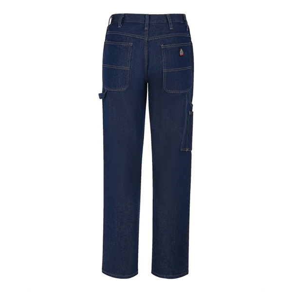 Bulwark Men's Flame Resistant Pre-Washed Denim Dungaree - Bulwark Men's Flame Resistant Pre-Washed Denim Dungaree - Image 12 of 20