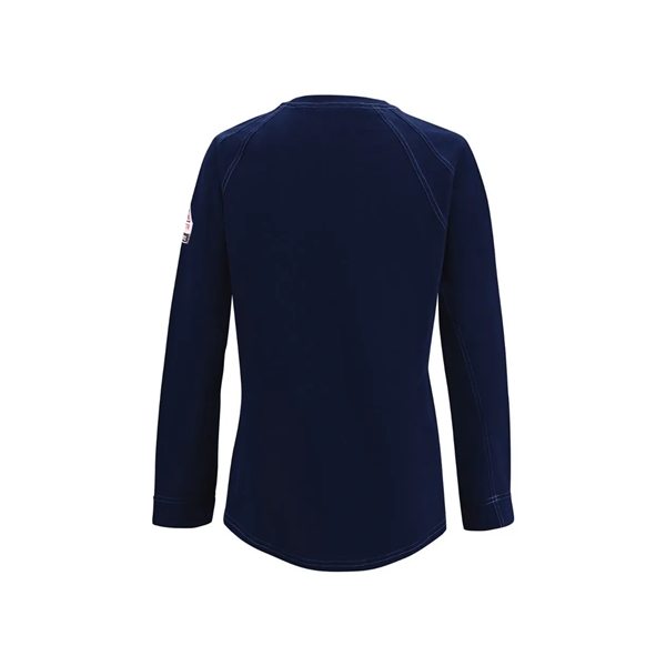 Bulwark iQ Series® Comfort Knit Women's Long Sleeve Tee - Bulwark iQ Series® Comfort Knit Women's Long Sleeve Tee - Image 3 of 6