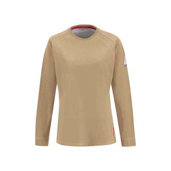 Bulwark iQ Series® Comfort Knit Women's Long Sleeve Tee - Bulwark iQ Series® Comfort Knit Women's Long Sleeve Tee - Image 4 of 6