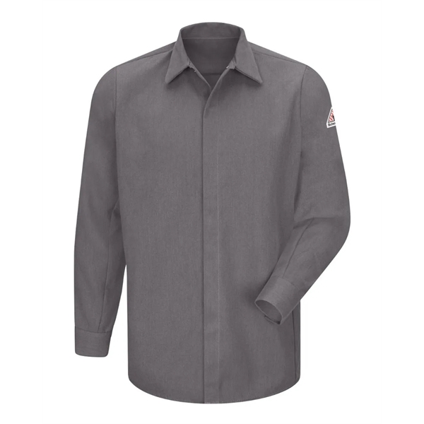 Bulwark Concealed-Gripper Pocketless Long Sleeve Shirt - ... - Bulwark Concealed-Gripper Pocketless Long Sleeve Shirt - ... - Image 4 of 6