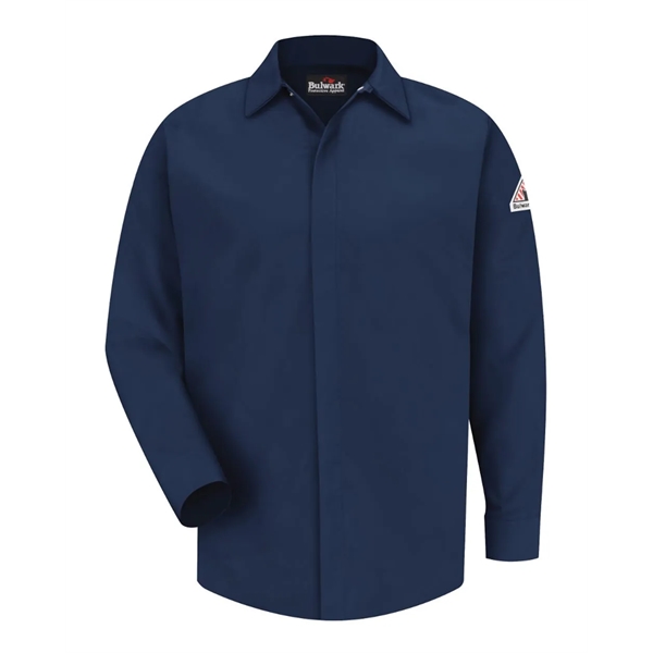 Bulwark Concealed-Gripper Pocketless Long Sleeve Shirt - ... - Bulwark Concealed-Gripper Pocketless Long Sleeve Shirt - ... - Image 2 of 6