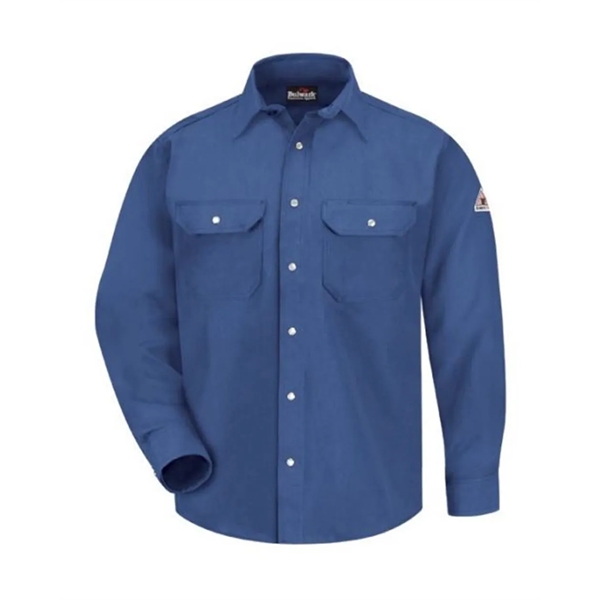 Bulwark Men's Tall Snap-Front Uniform Shirt - Nomex® IIIA... - Bulwark Men's Tall Snap-Front Uniform Shirt - Nomex® IIIA... - Image 0 of 2