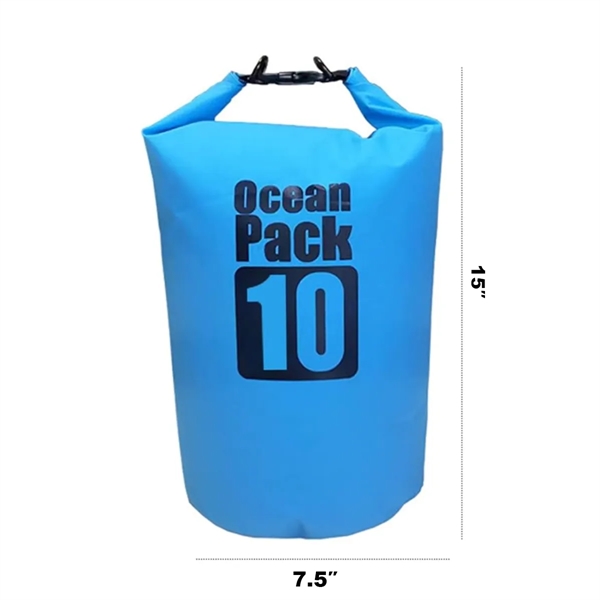 Heavy Weight Waterproof Dry bag With Shoulder Strap 10L - Heavy Weight Waterproof Dry bag With Shoulder Strap 10L - Image 1 of 4