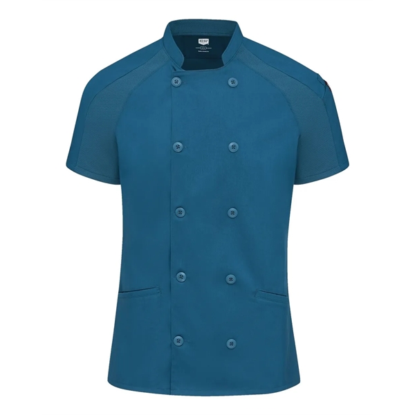 Chef Designs Women's Airflow Raglan Chef Coat - Chef Designs Women's Airflow Raglan Chef Coat - Image 7 of 10