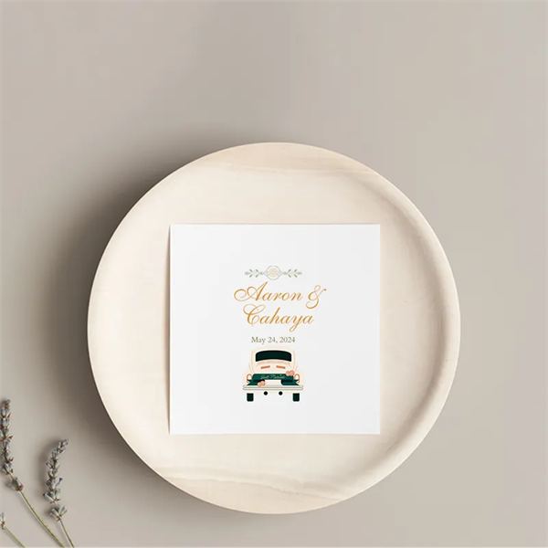 Full Color 3ply Premium Beverage Napkins - Full Color 3ply Premium Beverage Napkins - Image 1 of 2