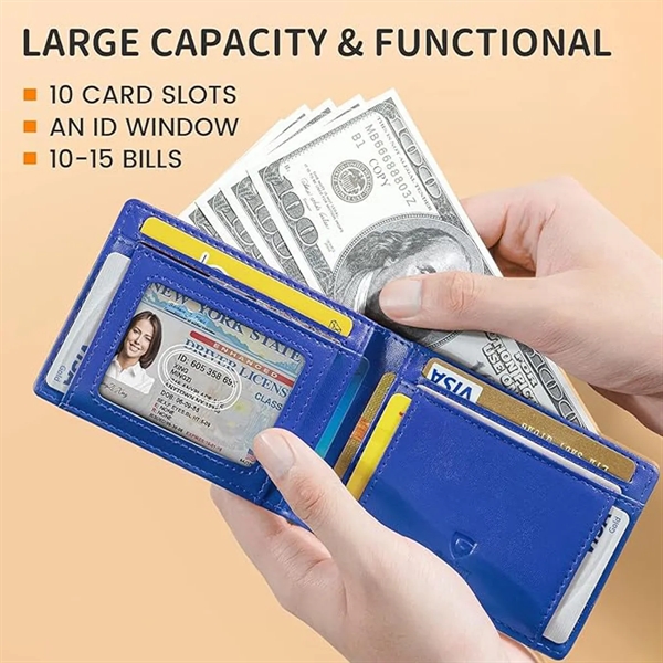 Mens Slim Wallet - Mens Slim Wallet - Image 3 of 5