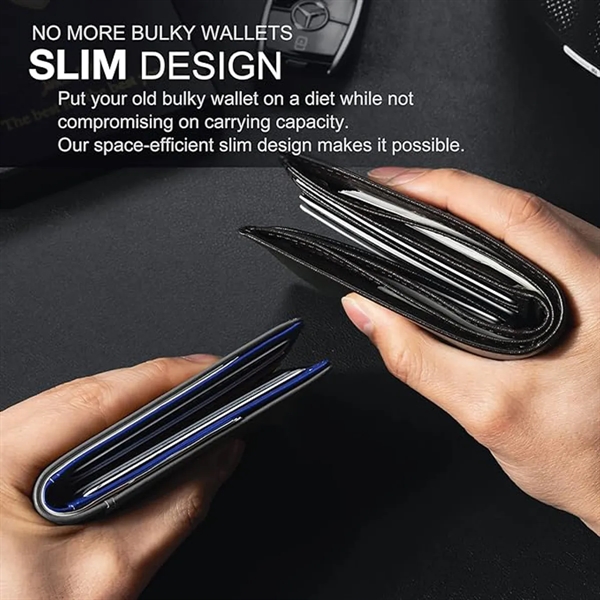 Mens Slim Wallet - Mens Slim Wallet - Image 4 of 5