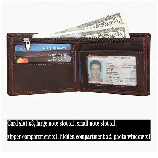 Genuine Leather Wallet - Genuine Leather Wallet - Image 3 of 3